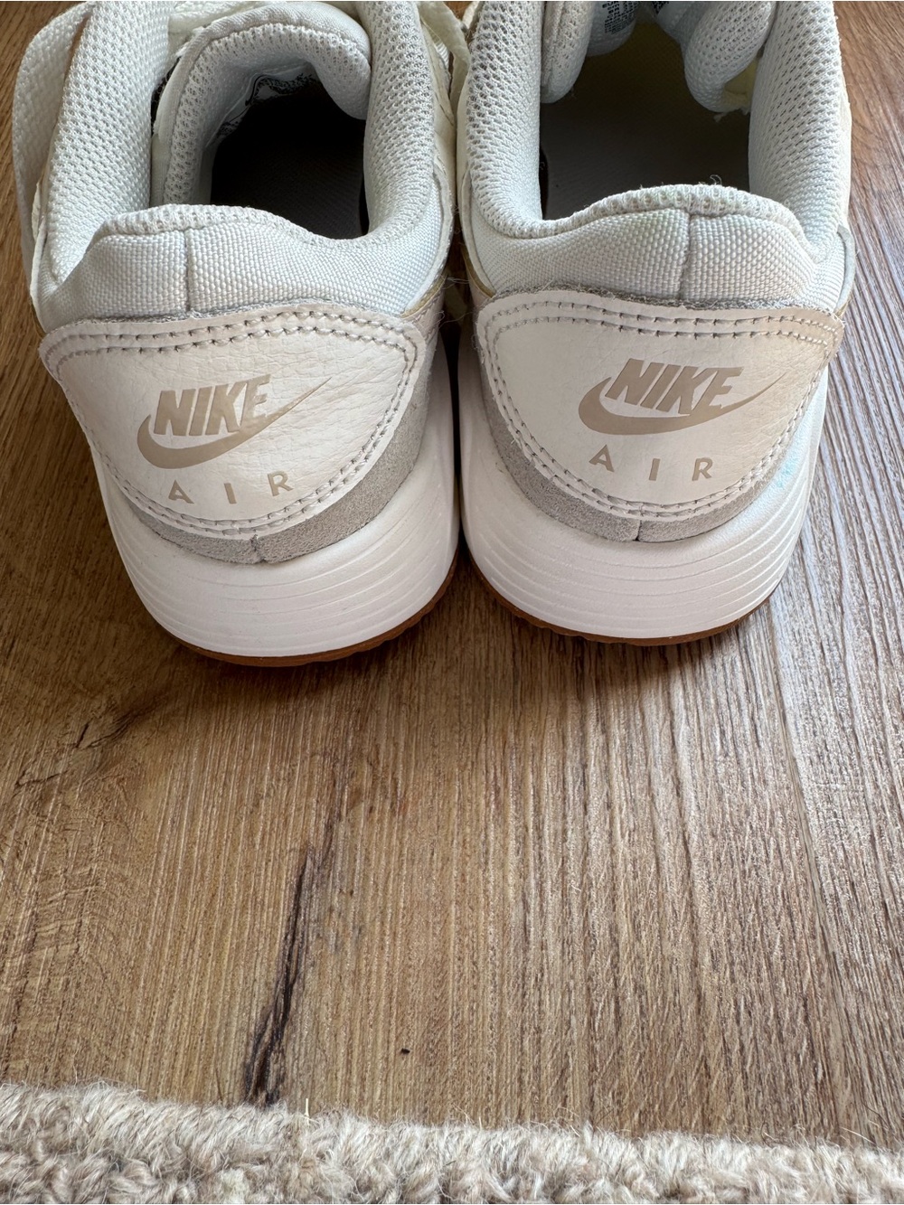 Nike Women’s Air Max Sneakers in White and Gum - Picture 8 of 9